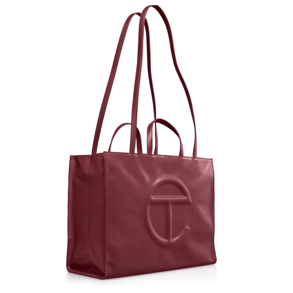 Telfar oxblood large purse